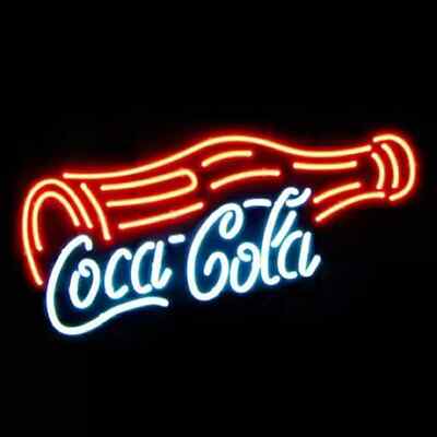 20''x16'' Coca Cola Coke Bottle Flex LED Neon Sign Light Lamp Bar Club Garage Room