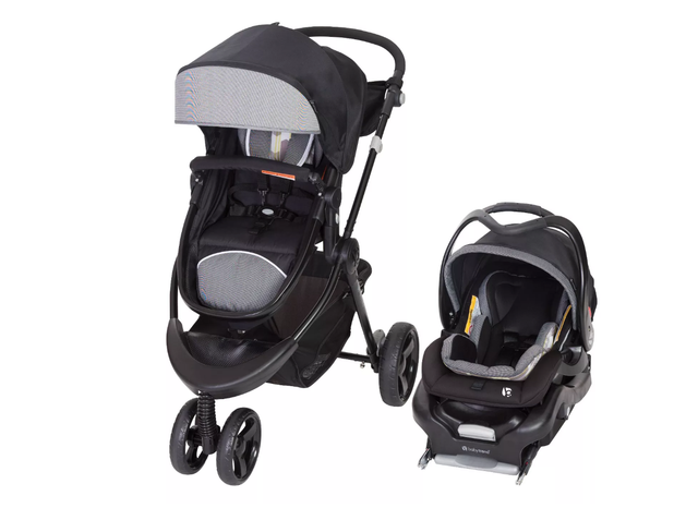 3 wheel stroller with car seat