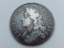A417 - James II Silver Halfcrown. 1686.