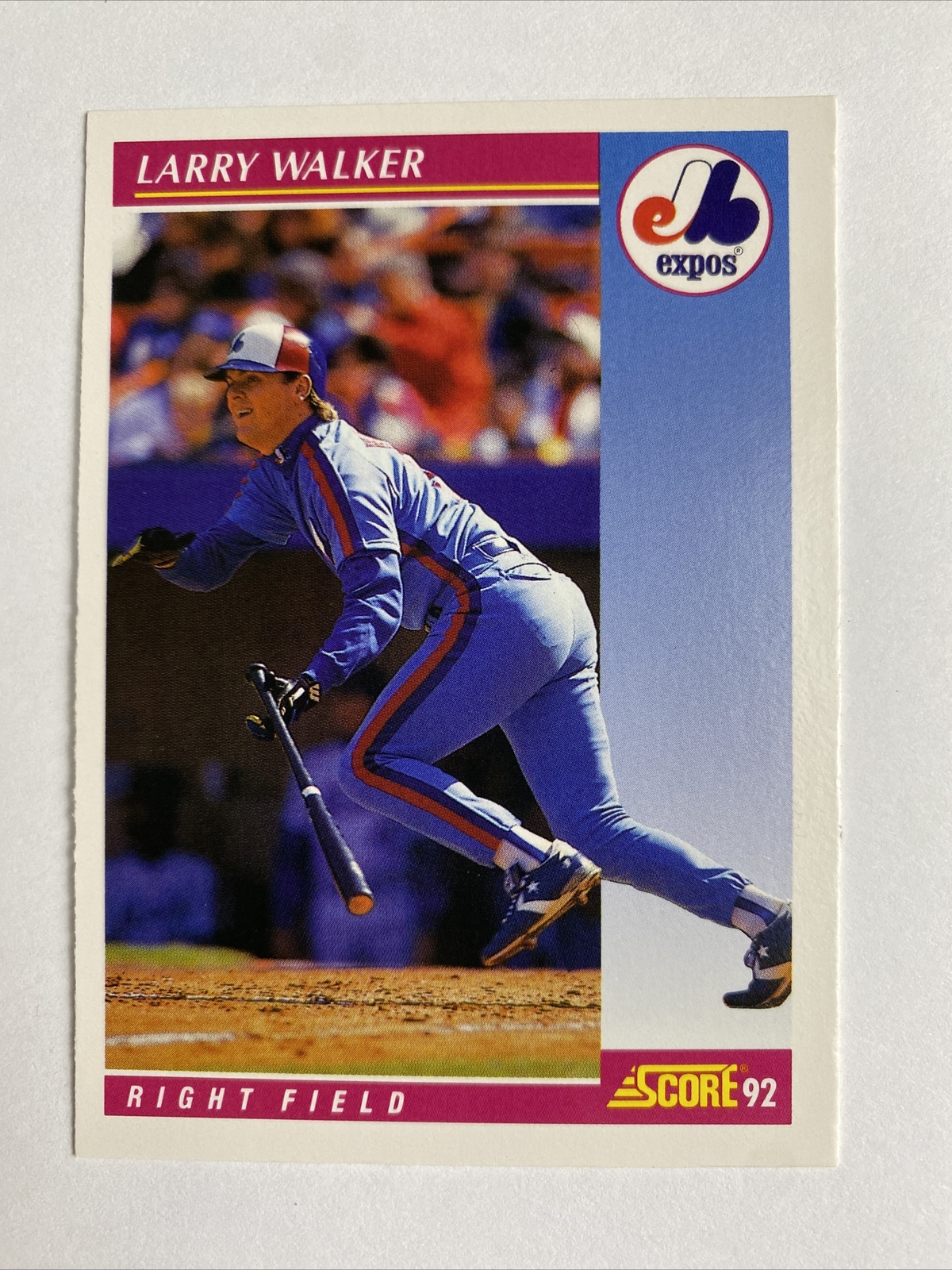 1992 Score Larry Walker #199