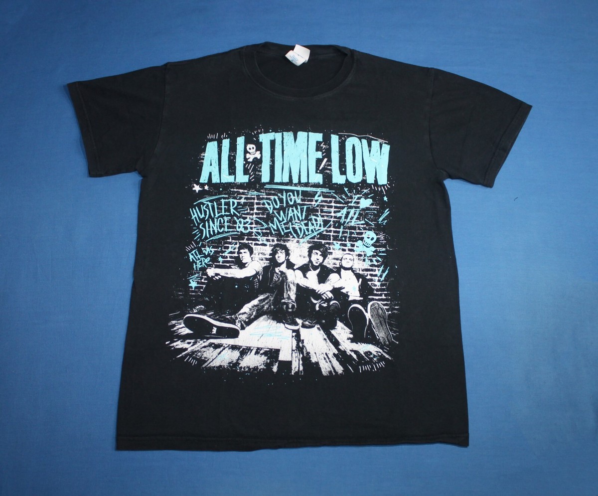 【2plan】Rock band color short sleeve t-shirt All Time Low Shirt Pop Punk Band Men's Tee Medium | eBay