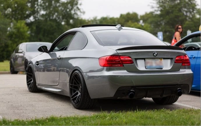 Carbon Fiber High Kick Trunk Spoiler BMW E92 Coupe 328i 335i M3