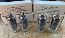 Quad Set Jan Chs 1u4 Vacuum Tubes