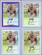 2016 Leaf Metal Draft Shaq Lawson Silver Prismatic Auto RC Clemson DE Bills