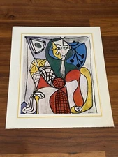 PICASSO 1972 ART GALLERY INVITATION 8.5" x 10"