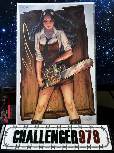 LEATHER FACE - Elias Chatzoudis SIGNED VIRGIN w/ COA - Zenescope LTD 200