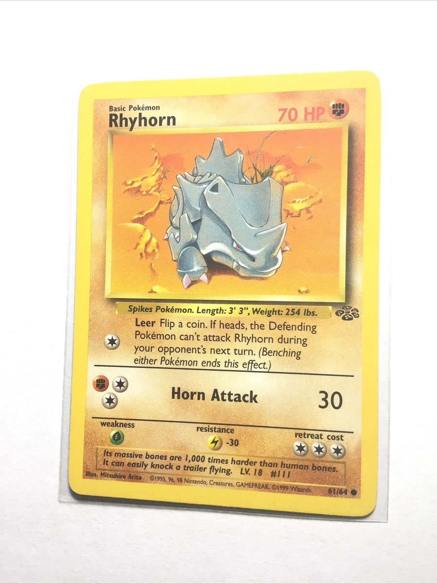 Rhyhorn Pokémon TCG Cards for sale | eBay