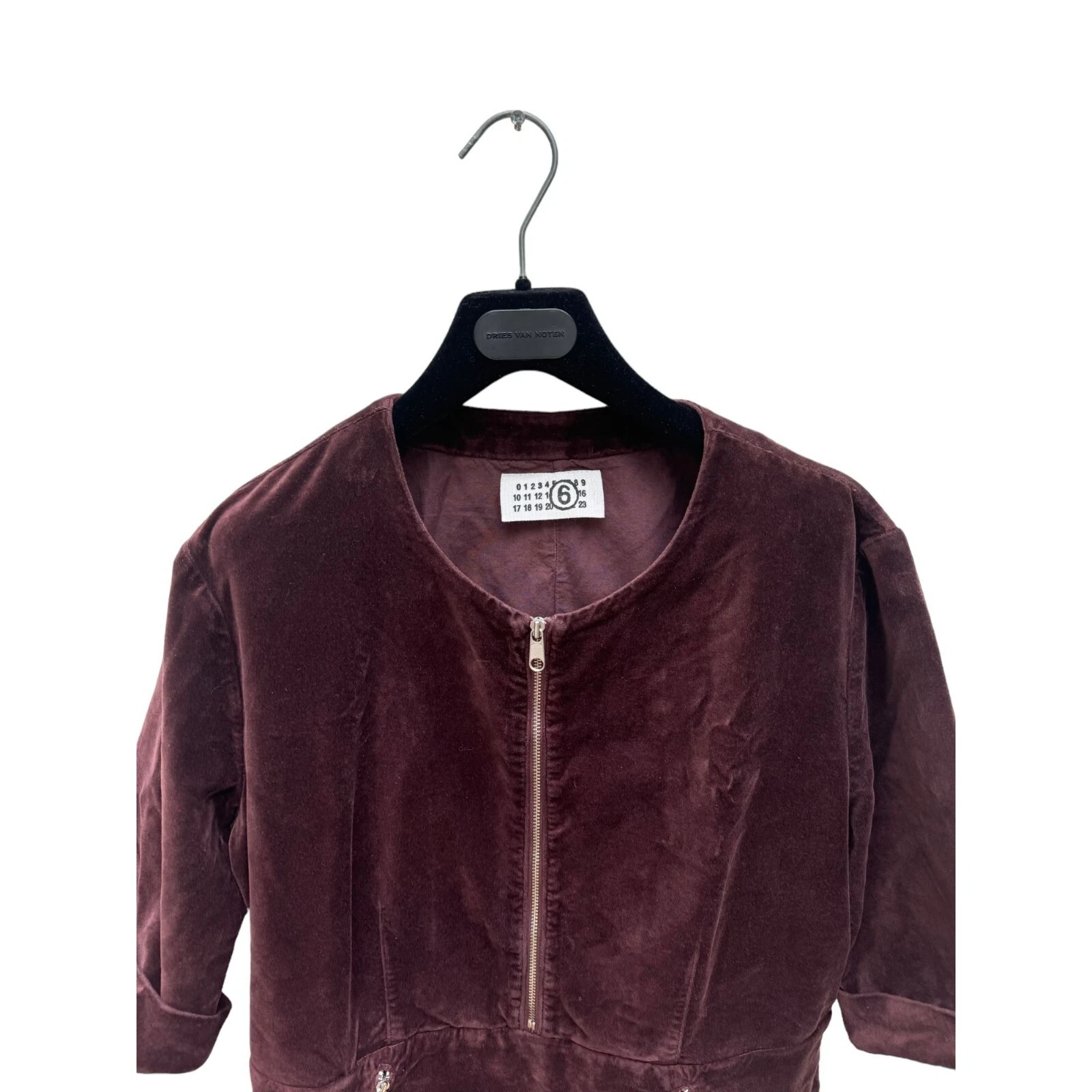 MAISON MARGIELA Abito Martin Margiela FW 2007 vintage marrone moleskin taglia IT 46 adatto a M