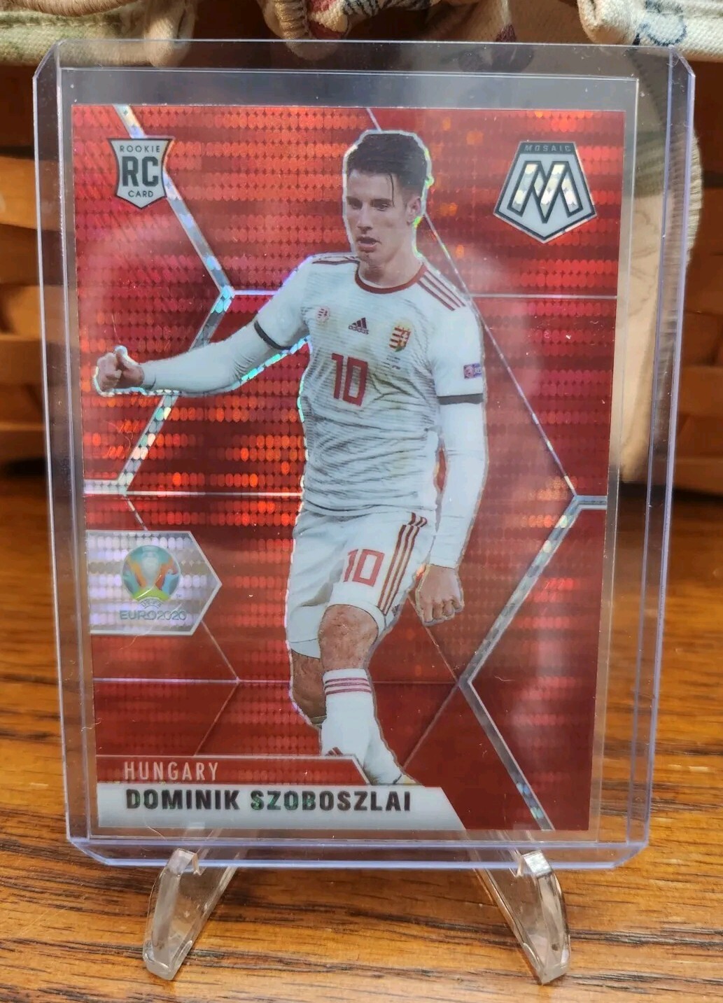 Dominik Szoboszlai 2021 Panini Mosaic UEFA Euro 2020 Red Pulsar RC