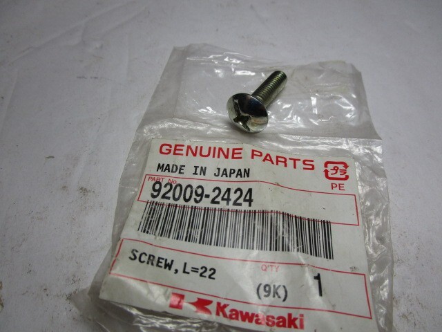 Genuine Kawasaki 92009-2424 Hedge Trimmer L-22 Screw for KHD600A