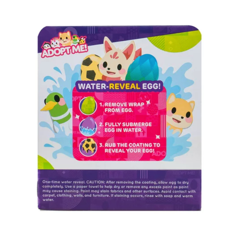 3 ADOPT ME ! Mystery Pets Mini Egg Figure Virtual Code 2023 Roblox Water  Reveal