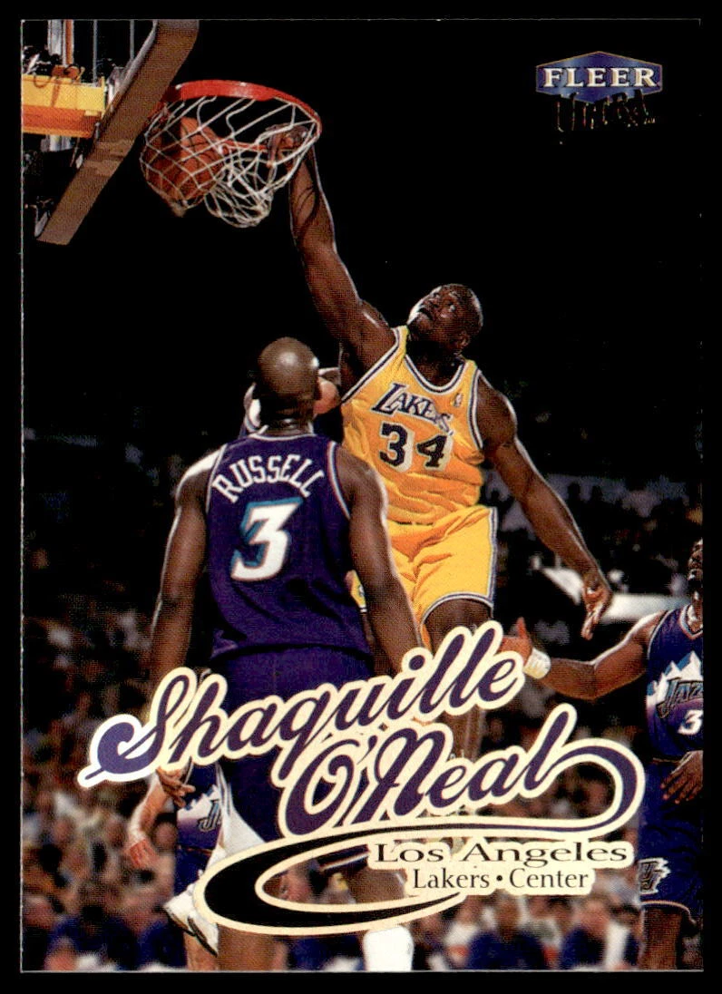 1998 Ultra #93 Shaquille O'Neal   Basketball