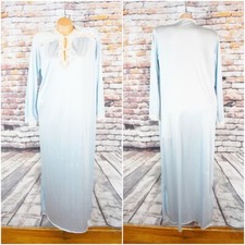 Mary Barron Medium 50's Vintage Long Nylon Nightgown