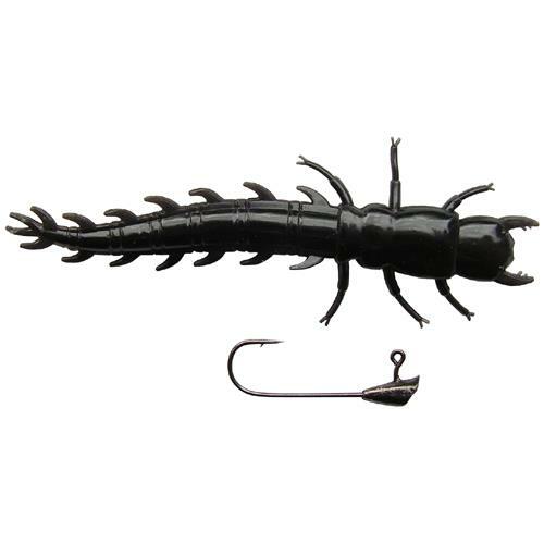 Trout Bugs Large 2.75" Hellgrammite 6 piece set (4 bodies & 2