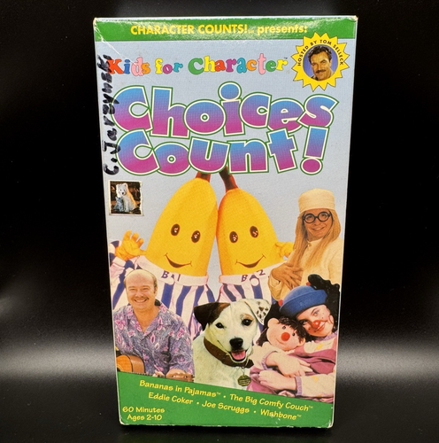 Kids for Character Choices Count! VHS 1997 Children’s Education Classic ...