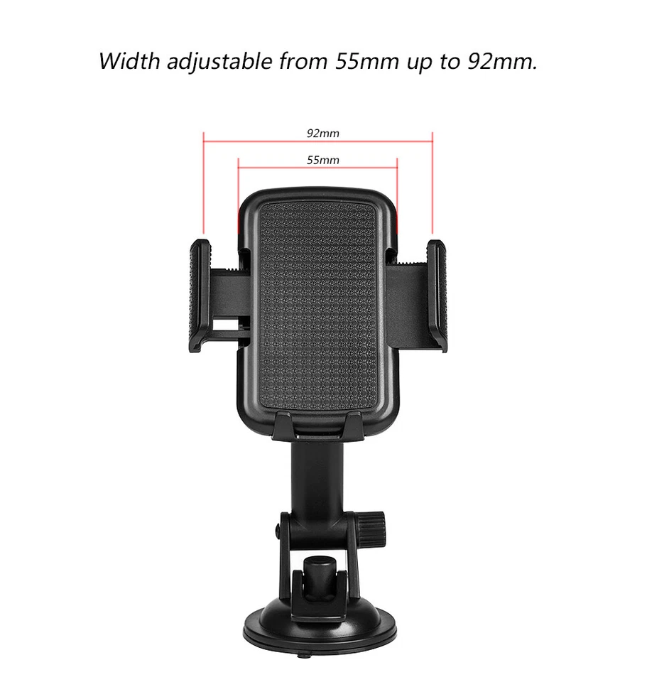 Universal Car Holder Windshield Dashboard Suction Mount Stand For Cell Phone GPS - Image 3 of 4