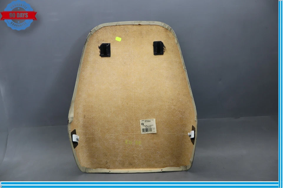 03-08 BMW Z4 Right Passsenger Side Seat Back Cover Beige 7117674 Oem - Image 4 of 4