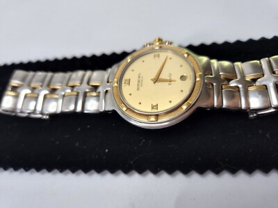 Raymond Weil Geneve Parsifal 18K Gold w/Golden dial Band #9190 | eBay