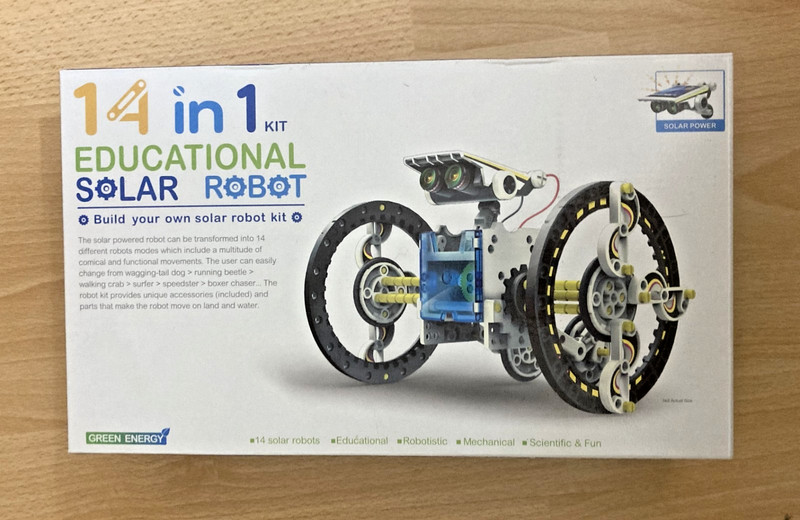 14 in 1 educational solar robot kit