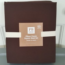 Pottery Barn Teen Classic Organic Sheet Set XL Twin size Brand New