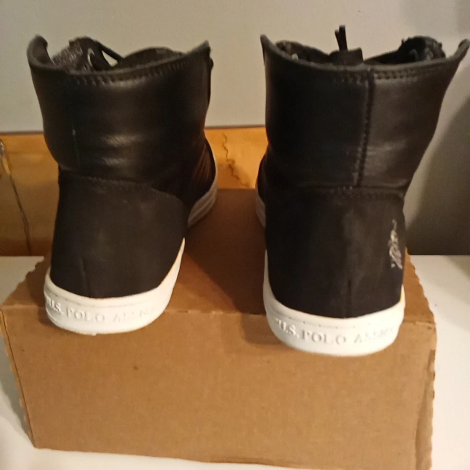 Zapatos para correr y correr negros US Polo Assassin para mujer talla 7,5 Foto 4 de 4