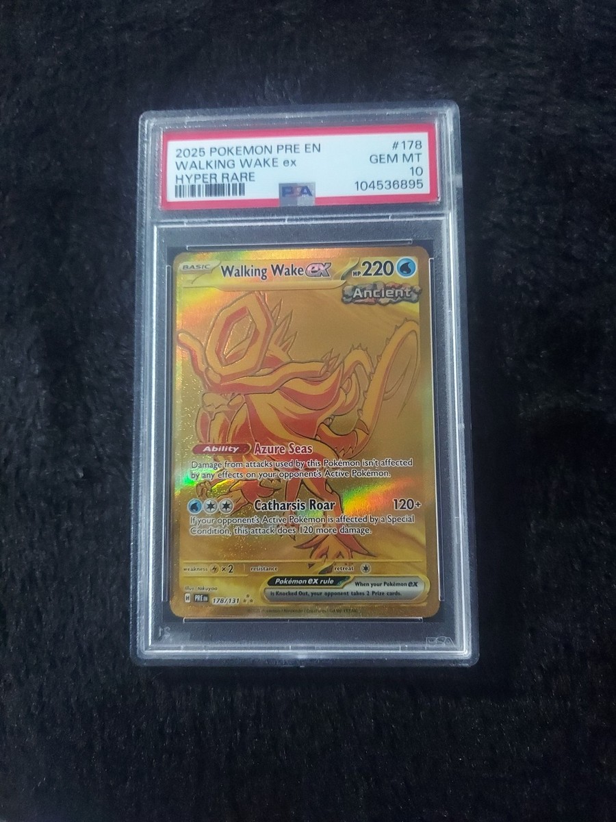 Walking Wake Ex PSA Graded MINT 10 Hyper Rare Pokemon Card | eBay