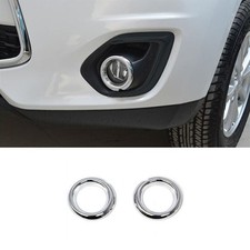 Chrome Front Fog Light Lamp Frame Trim For Mitsubishi Outlander Sport 2013-2015 Chrome Front Fog Light Lamp Frame Trim For Mitsubishi Outlander Sport 2013-2015