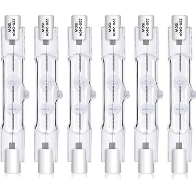Halogenstab R7S 78mm 150W, dimmbar, warmweiß, Leuchtmittel, Baustrahler, Steh...