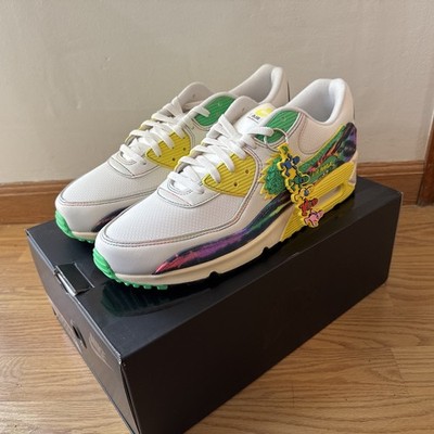Nike Air Max 90 Grateful Dead Univ of Oregon Grateful Ducks IM2511-100 Sz 15