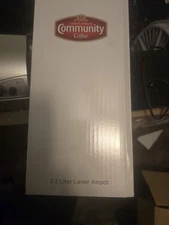 Community® Coffee Commercial Grade Insulated AirPot Coffee Air Pump Dispenser