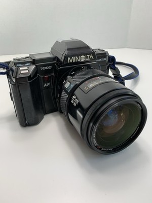 Minolta Maxxum 7000 35mm Camera with AF Zoom 28-85mm Lens ~ Tested Working