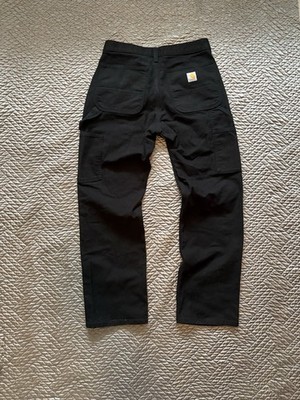 Carhartt Black Work Wear Rugged Flex Work Utility Relaxed Fit 30x30 Pants
