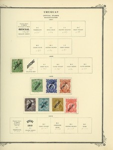 URUGUAY Scott Specialty Album Page Lot #44 - SEE SCAN - $$$