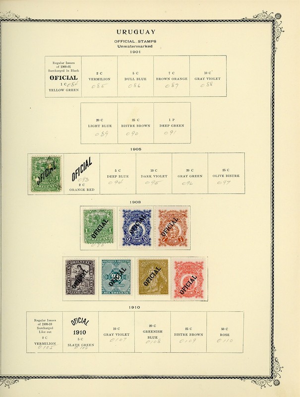 URUGUAY Scott Specialty Album Page Lot #44 - SEE SCAN - $$$