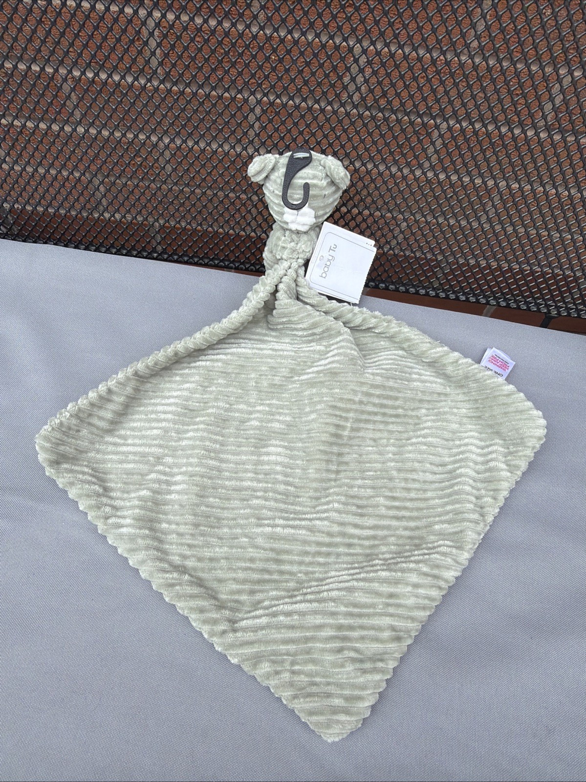 TU Sainsburys Green Cord Teddy Bear Blanket Soft Hug Toy bnwt new