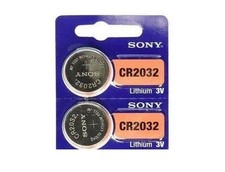 2 NEW SONY CR2032 3V Lithium Coin Battery Expire 2025 FRESHLY NEW - USA Seller