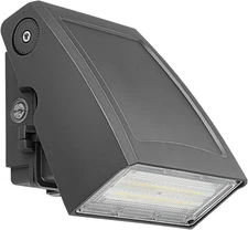 30W LED Wall Pack Light with Dusk-To-Dawn Photocell, 0-90° Adjustable Full Cutof