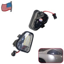 2pcs Led Side Mirror Puddle Lights For Vw Scirocco 2009-2017 Oe 3c8945291