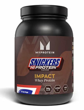 Myprotein Impact Whey Protein Powder Snickers Flavour Low Fat Vegetarian/Vegan