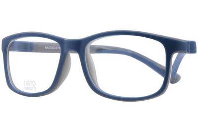 Nano Vista Fangame-3.0 NAO303-17 Eyeglasses Youth Kids Blue/Grey Full Rim 50mm