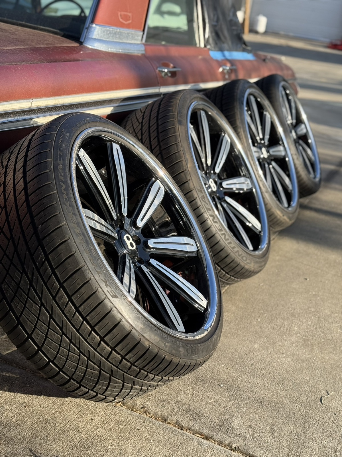 Vellano VKB Forged 3 Piece 22” Wheels Bentley Continental Flying Spur W/Tires
