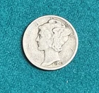 1942 D Mercury Dime US Coin Fine To Very Fine Circulated Nice Detail