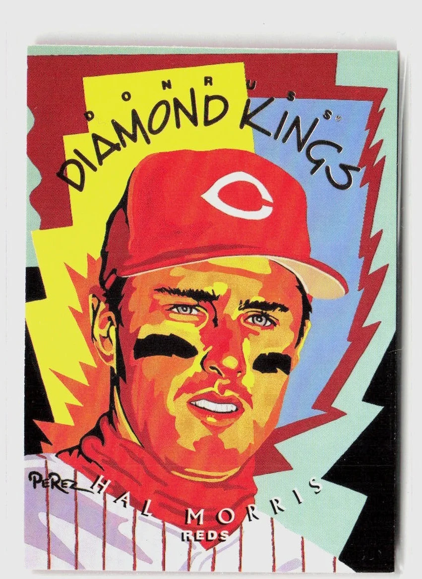 Hal Morris 1995 Donruss Diamond Kings Cincinnati Reds 008