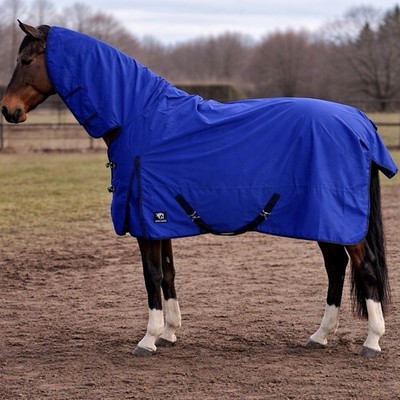Horsemasters Weidedecke leicht 600D Full Neck wasserdicht 0g ohne Füllung