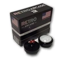 New, Arcade Game Dome Illuminated Button for arcade and crane machines White