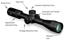 Vortex Optics Viper PST Gen II 5-25x50 First Focal Plane Riflescope - EBR-7C...