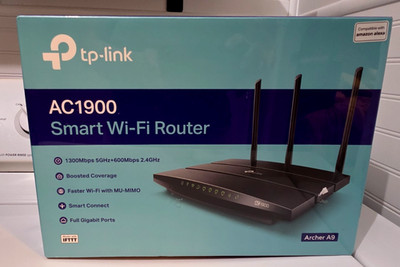 TP-Link AC1900 Smart WiFi Router Archer A9 High-Speed MU-MIMO Wireless New