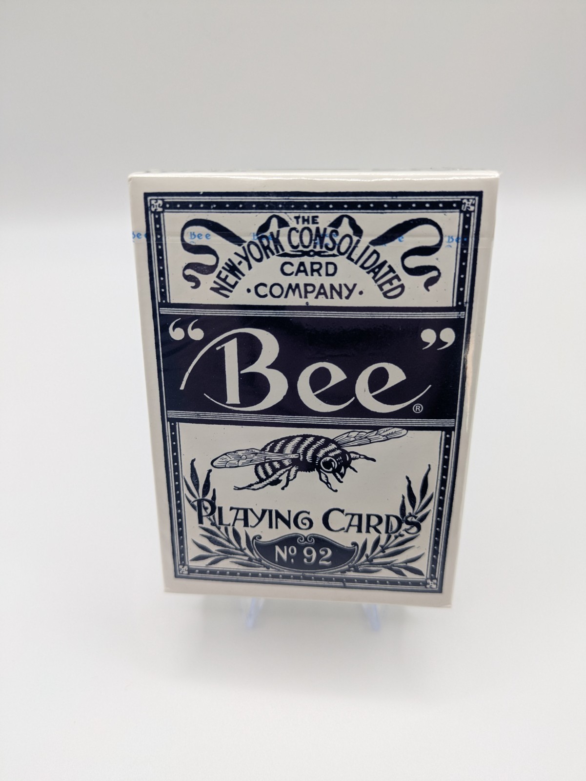 Bee Squeezers No 92 - Blue - Playing Cards - USPCC - Dan & Dave - Erdnaseum