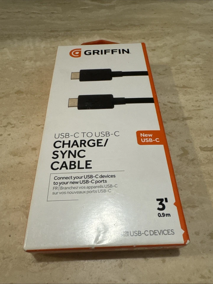 Griffin USB Type-C to USB Type-C Charge and Sync Data Cable 0.9m - Image 3 of 4