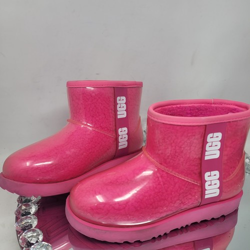 UGG waterproof Pink color boots classic clear mini Youth kid Size 2 EU 33.5